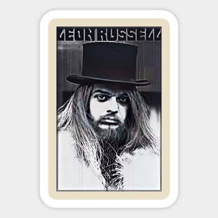 Leon russell//Vintage for fans Sticker